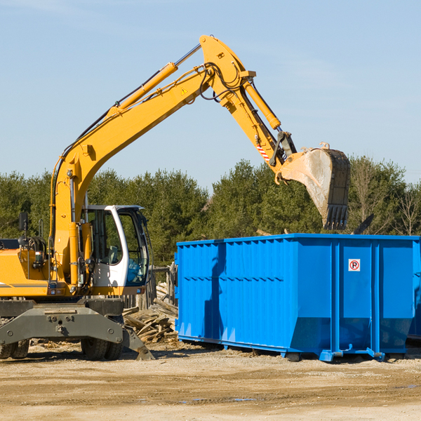 how many times can i have a residential dumpster rental emptied in Dallam County Texas